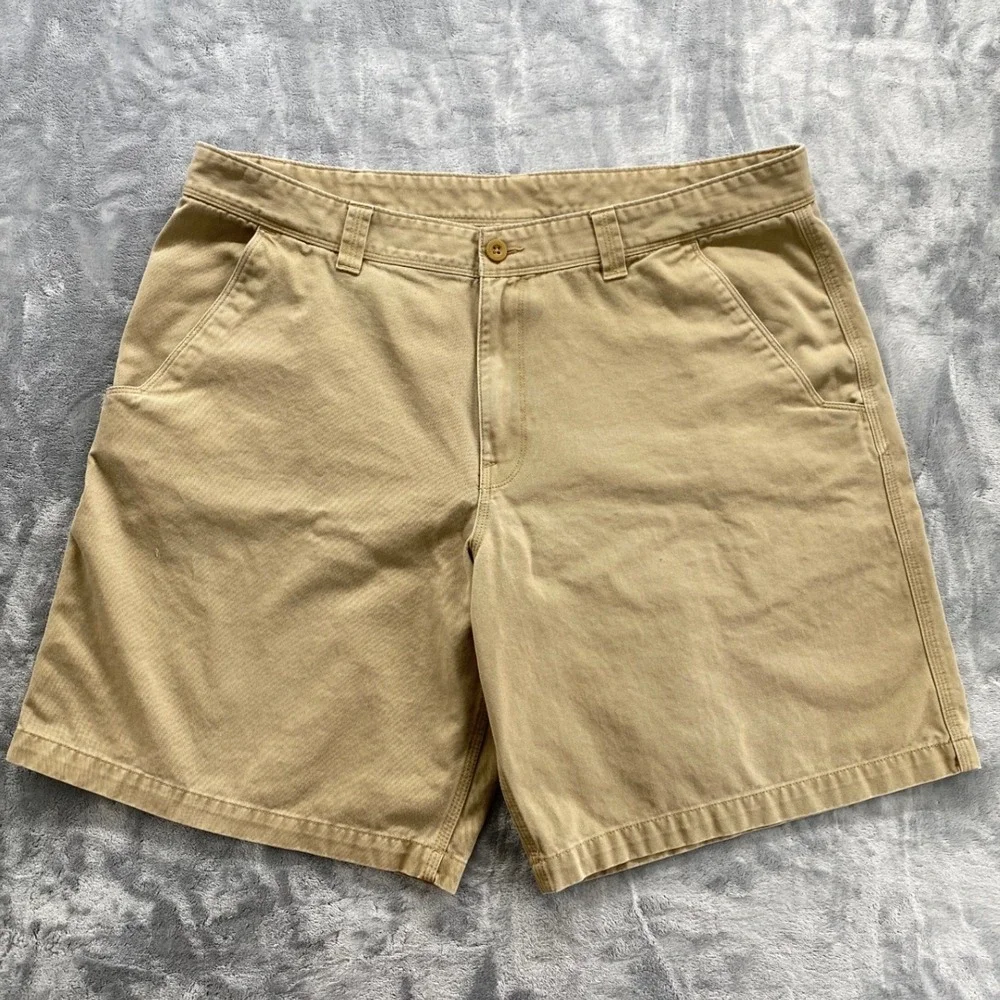 The North Face Mens Khaki Tan Cotton Twill Chino Shorts Size‎ 40 Regular Fit